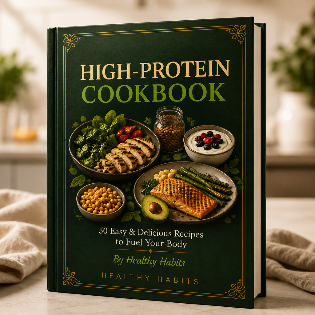 High-Protein Cookbook | 50 Easy & Delicious High-Protein Recipes (PDF eBook)