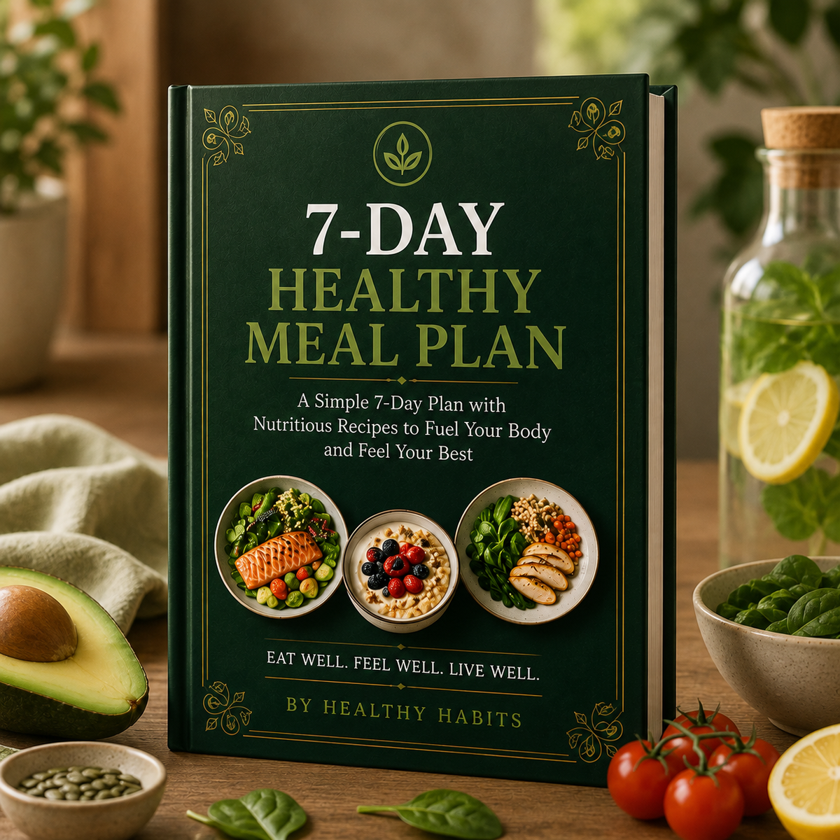 7-Day Healthy Meal Plan | Simple & Balanced Meals for Every Day (PDF eBook)