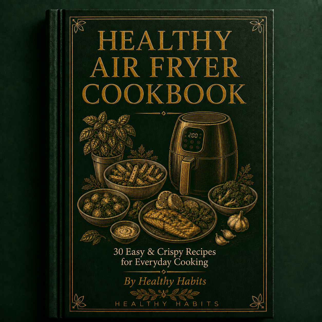 Healthy Air Fryer Cookbook | 30 Easy & Crispy Recipes for Everyday Cooking (PDF eBook)