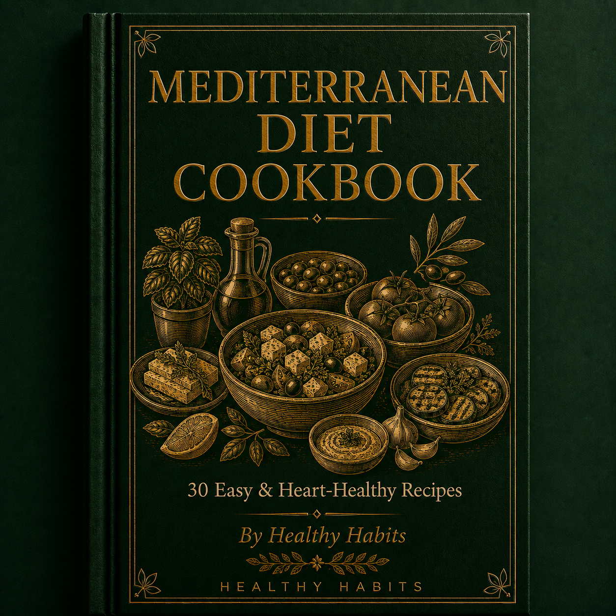 Mediterranean Diet Cookbook | 30 Easy & Heart-Healthy Recipes (PDF eBook)