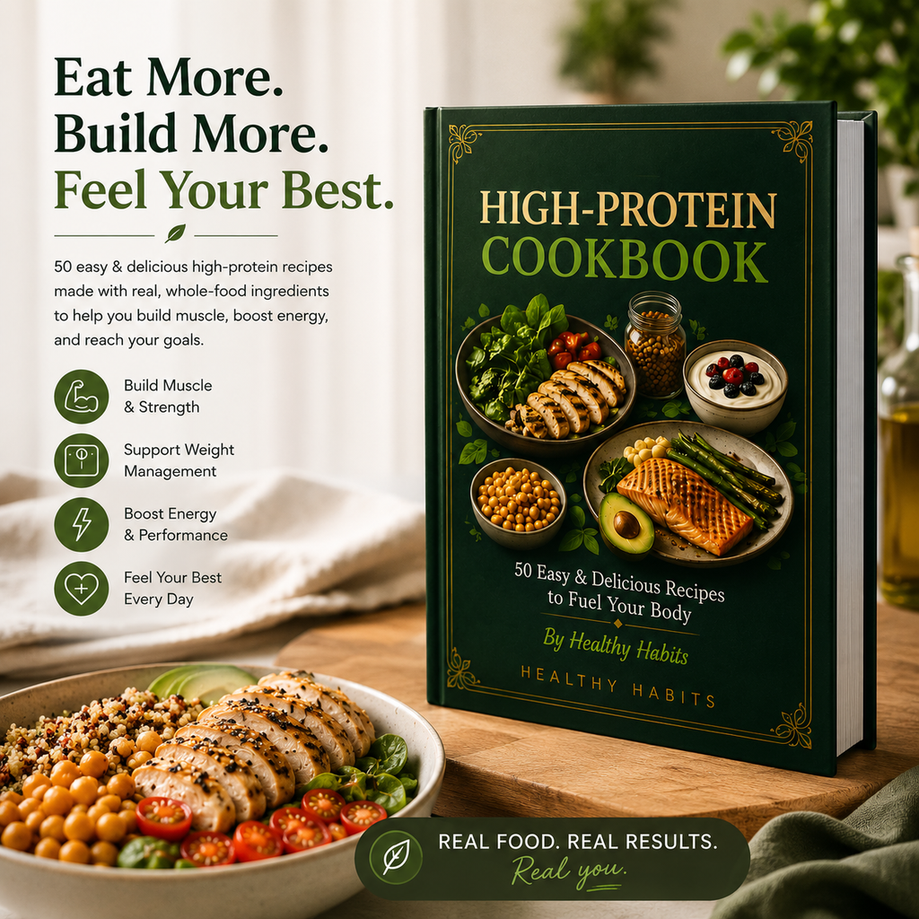 High-Protein Cookbook | 50 Easy & Delicious High-Protein Recipes (PDF eBook)