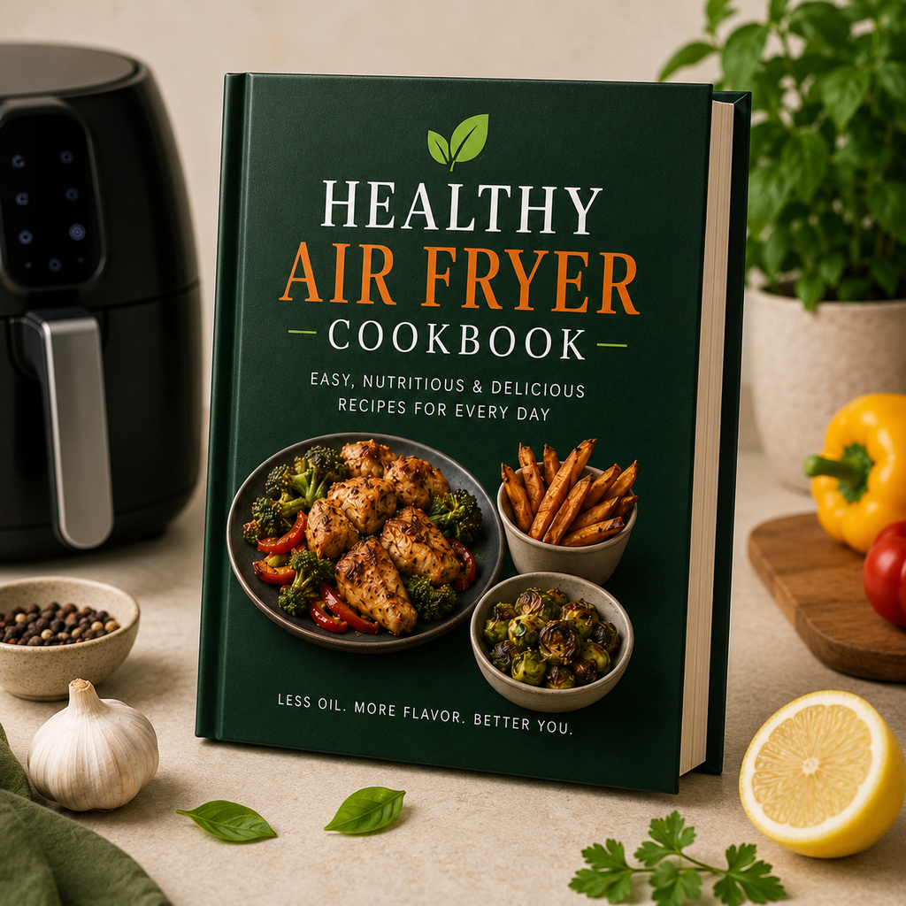 Healthy Air Fryer Cookbook | 30 Easy & Crispy Recipes for Everyday Cooking (PDF eBook)